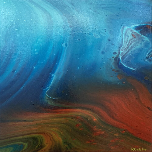 Mahlstrom by Kirsten Römersperger aka mimmisilver, Painting for Sale on Select