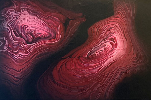 Friction - Spannung, Reibung, Leidenschaft by Kirsten Römersperger aka mimmisilver, Painting for Sale on Select