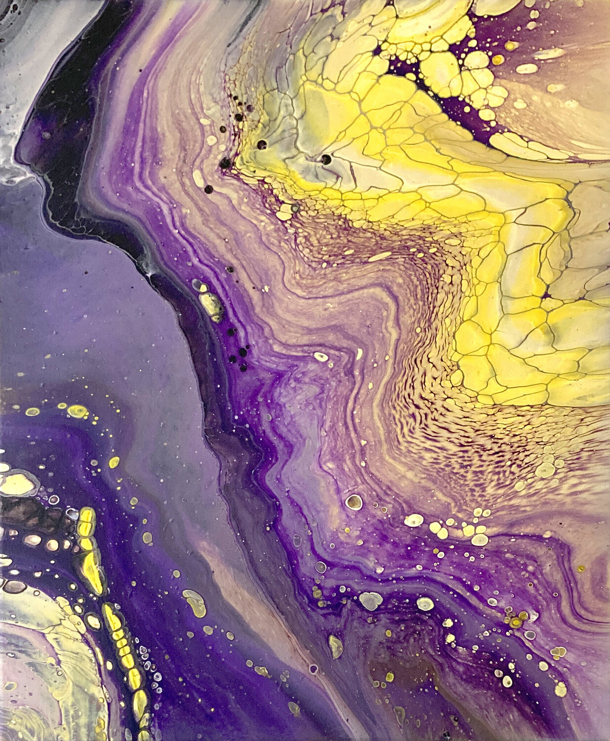 Between Fields I Kirsten Römersperger aka mimmisilver Original painting for sale