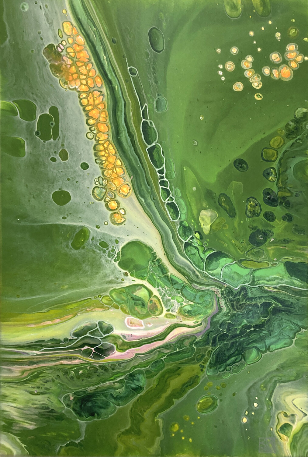 Morphologies I Kirsten Römersperger aka mimmisilver Original painting for sale