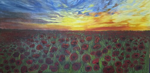 Dawn of Hope by Alevtina Mikhaylova, Painting for Sale on Select