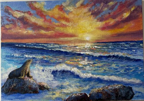 Between Tides von Alevtina Mikhaylova, Malerei kaufen auf Select