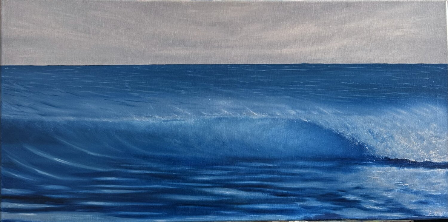 Ocean Breath Alevtina Mikhaylova Original painting for sale