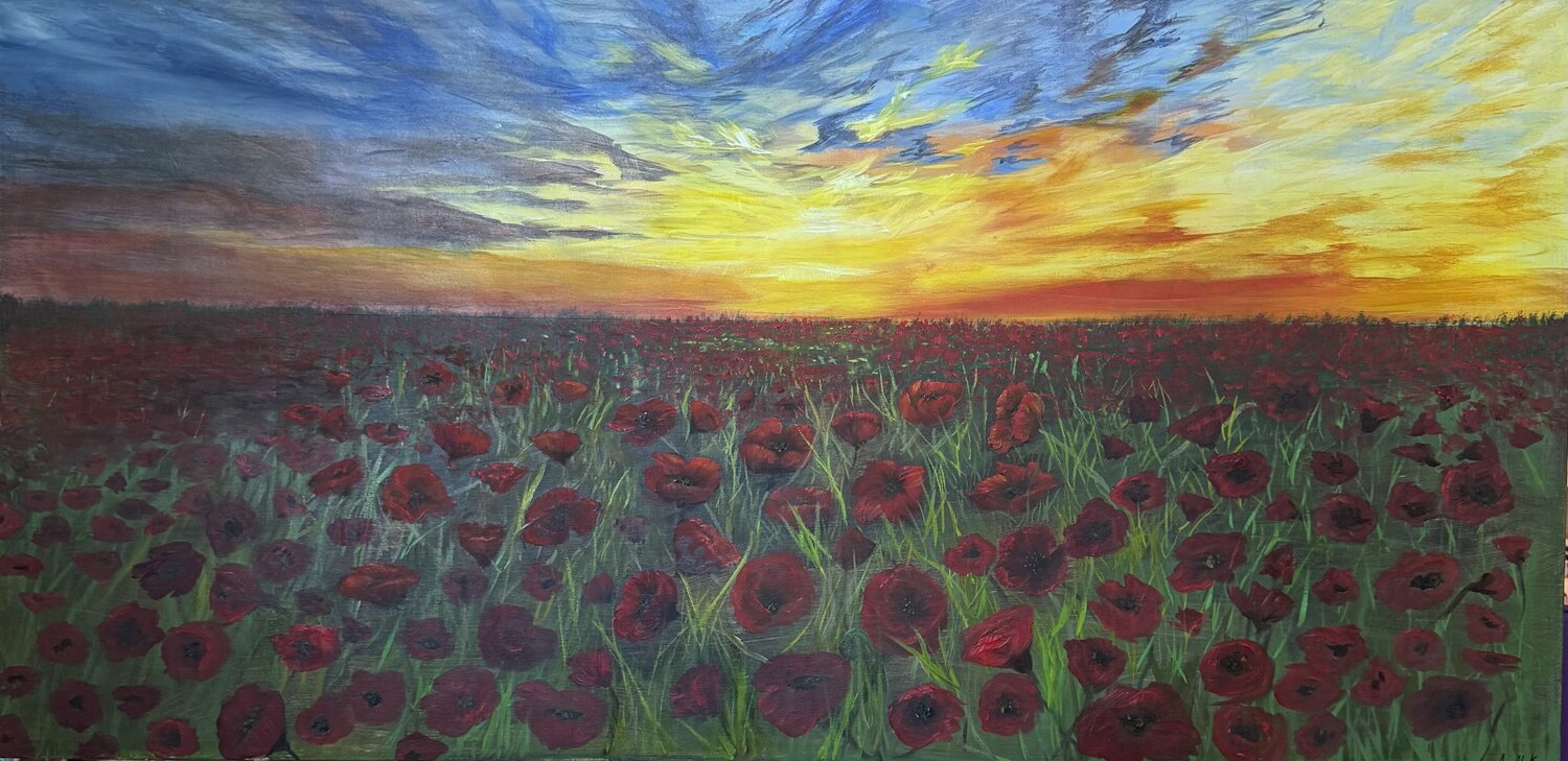 Dawn of Hope Alevtina Mikhaylova Original painting for sale