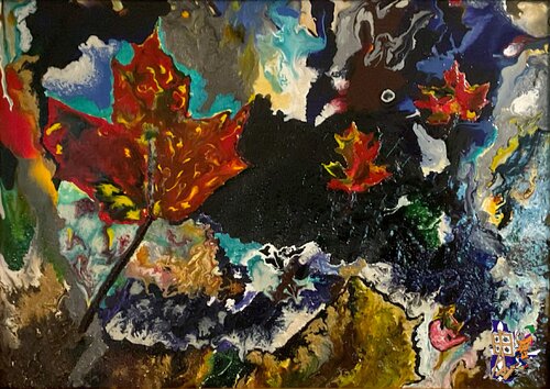 Feuilles au vent by Louis Heinerth (LoH artist(e)), Painting for Sale on Select