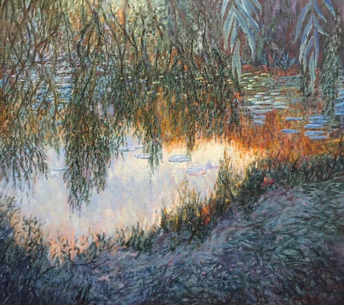 The Pond by Raquel Clarke, Painting for Sale on Select