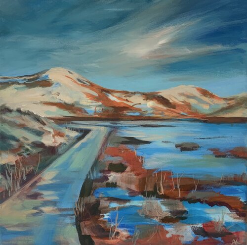 Der Weg 2 by Astrid Krömer, Painting for Sale on Select