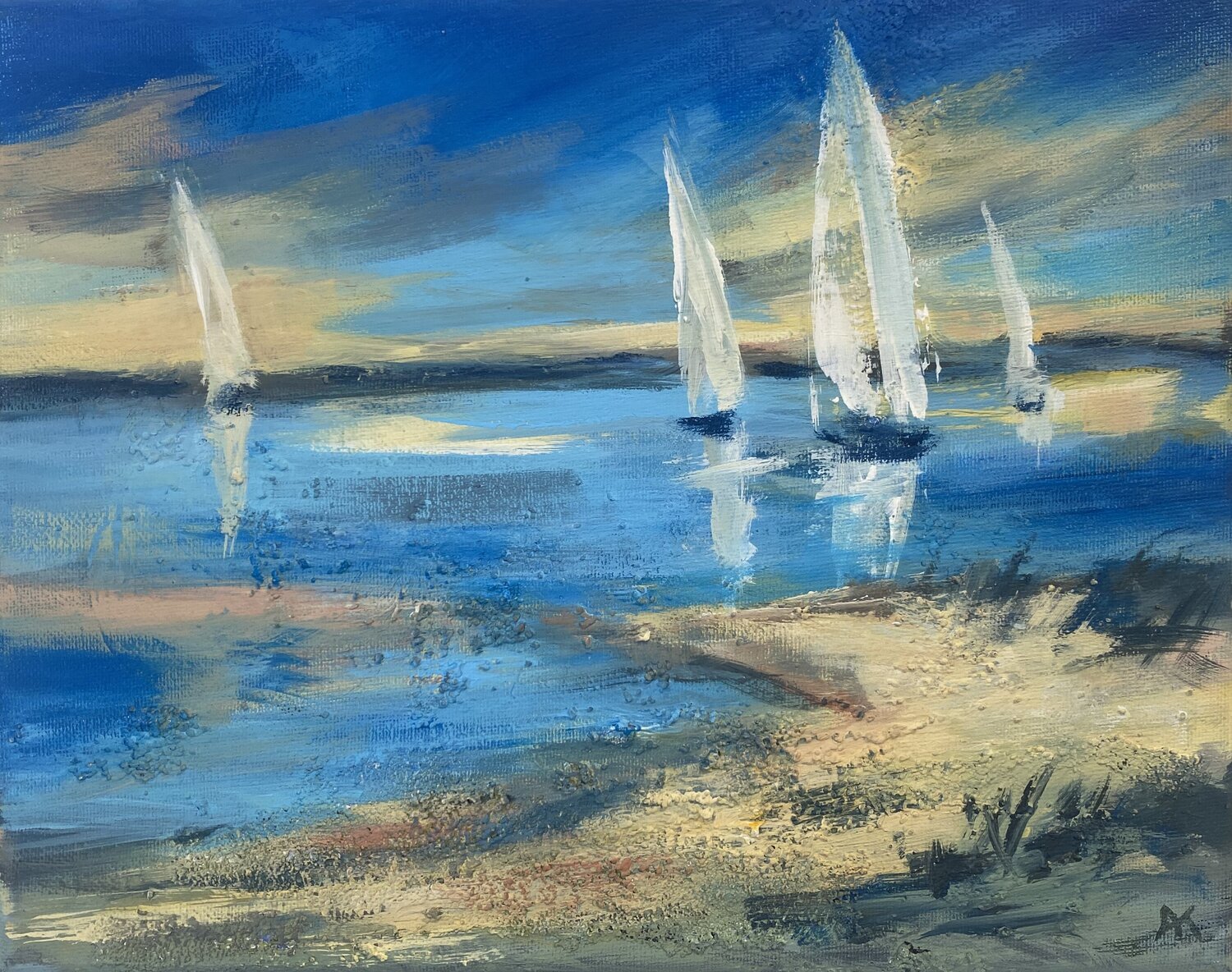 Segler Astrid Krömer Original painting for sale