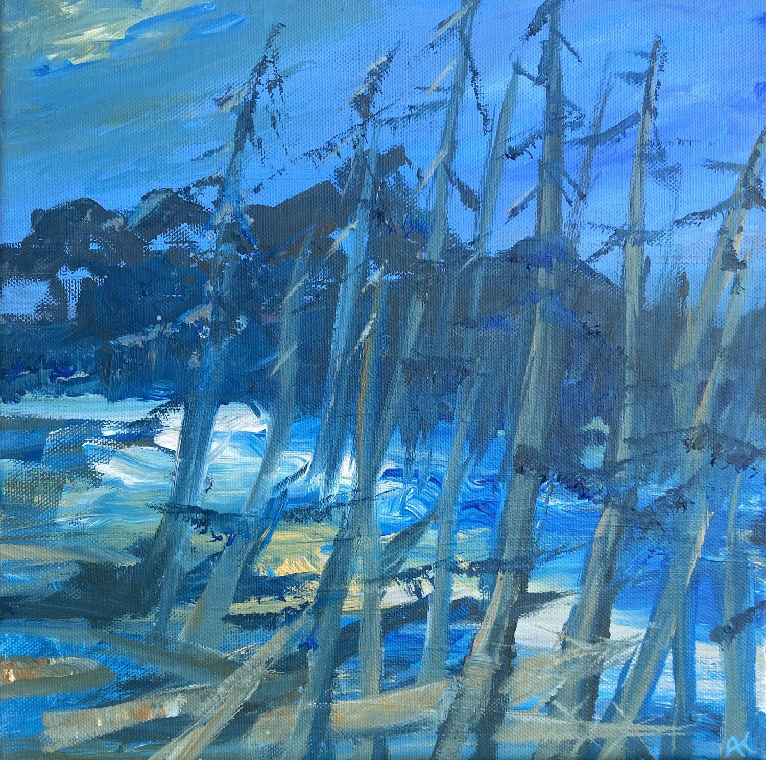 Abenteuer Astrid Krömer Original painting for sale