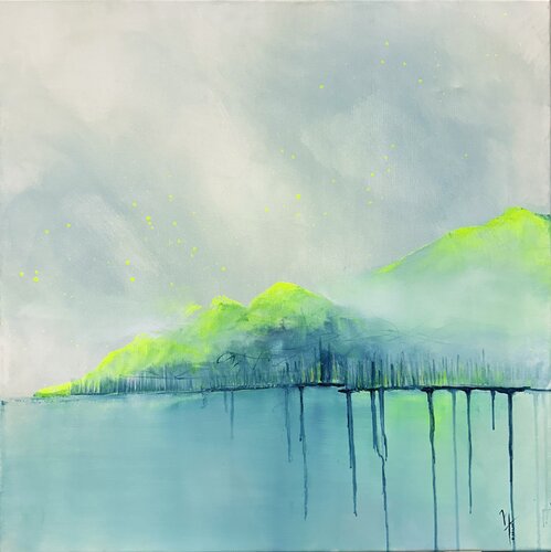 Still ruht der See by Nadia Trautmann, Painting for Sale on Select