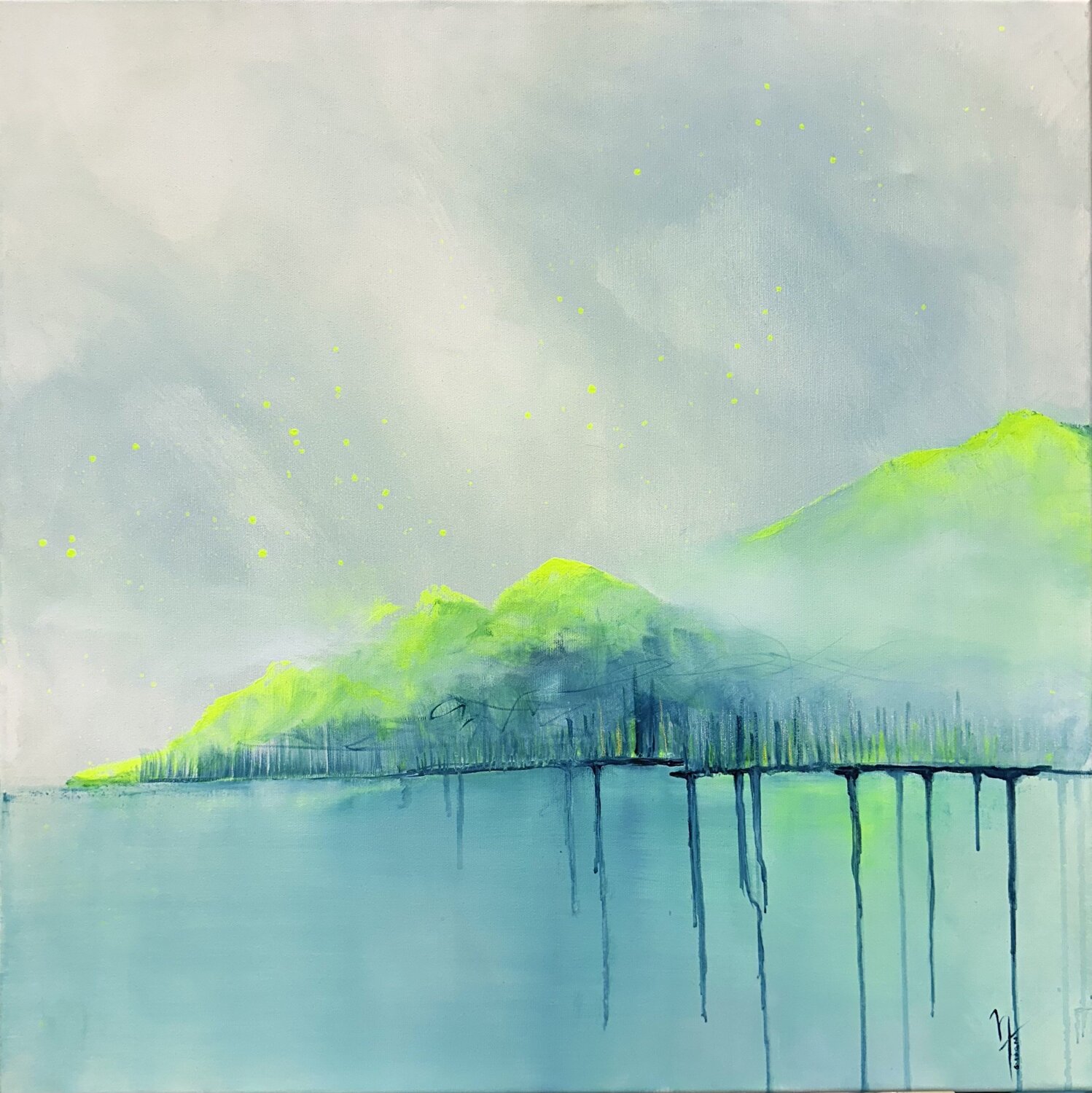Still ruht der See Nadia Trautmann Original painting for sale