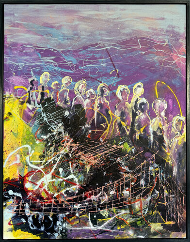 Heimatsuchen by Osman Xani, Painting for Sale on Select