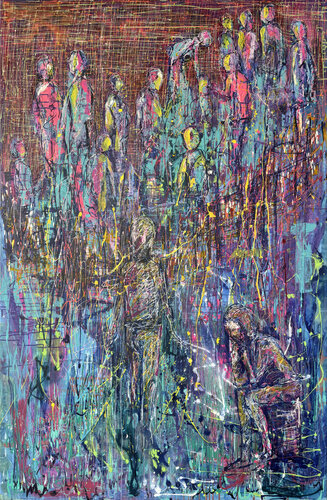 Zwischen den Welten by Osman Xani, Painting for Sale on Select