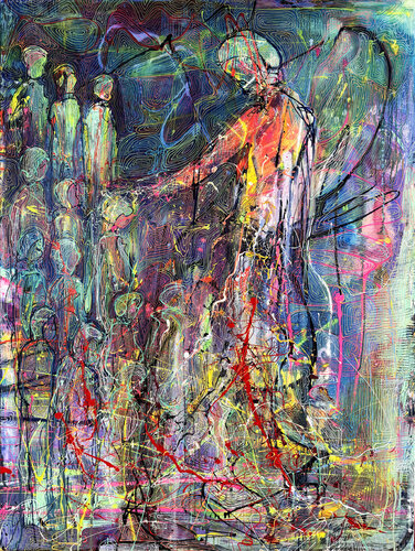“Der Bote” by Osman Xani, Painting for Sale on Select