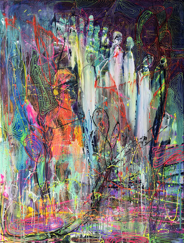 “Le Passage” by Osman Xani, Painting for Sale on Select