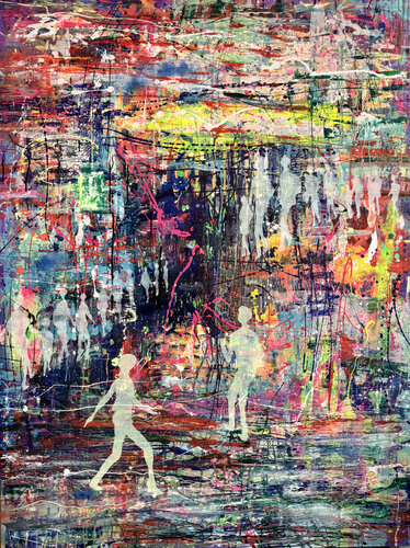 “Echoes of Light” by Osman Xani, Painting for Sale on Select