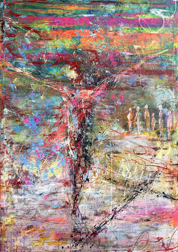 Redenzione by Osman Xani, Painting for Sale on Select