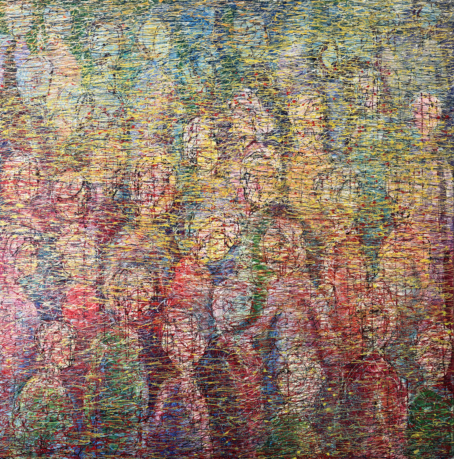 Kollektive Resonanz Osman Xani Original painting for sale