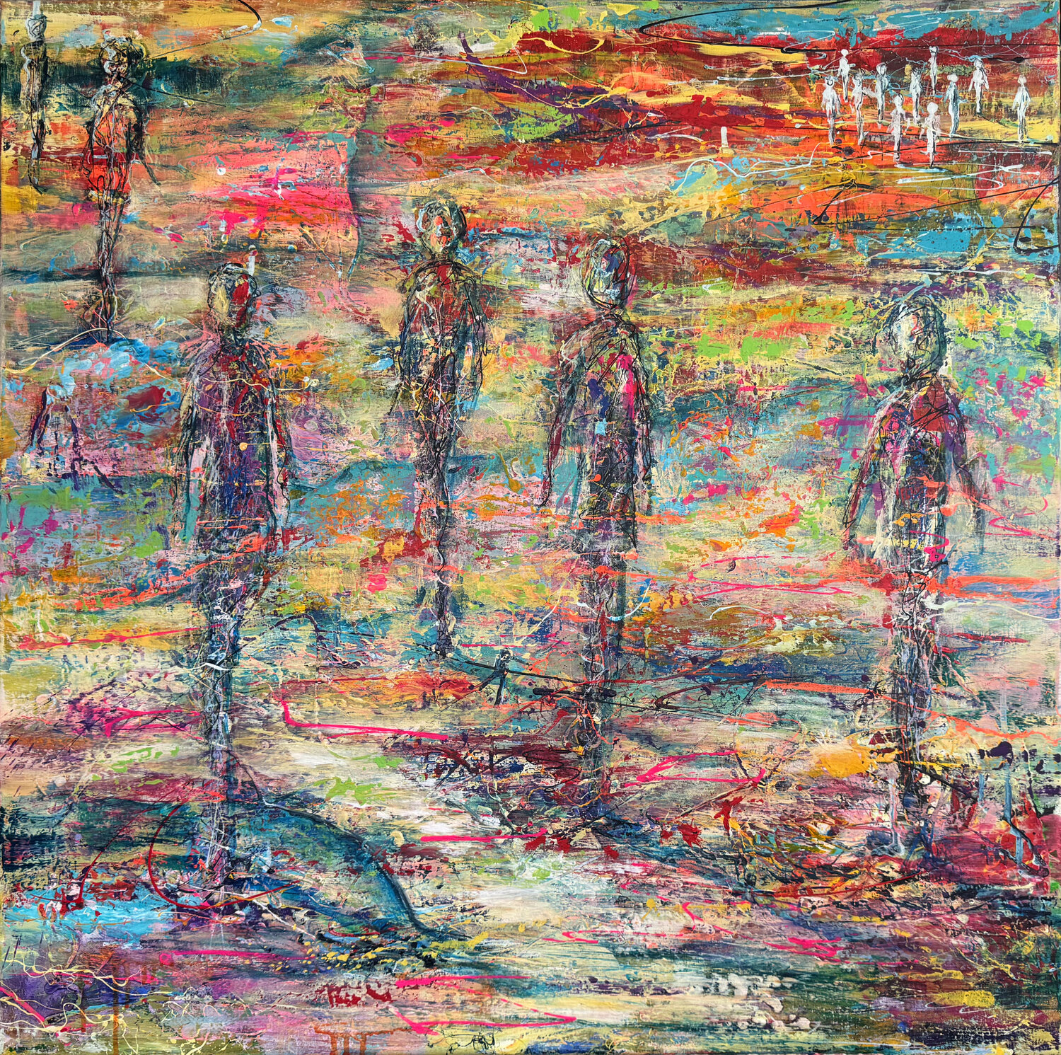 Nearness and Space Osman Xani Original painting for sale