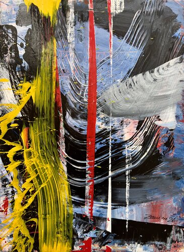 Rebus by Marcelo Zanini, Painting for Sale on Select