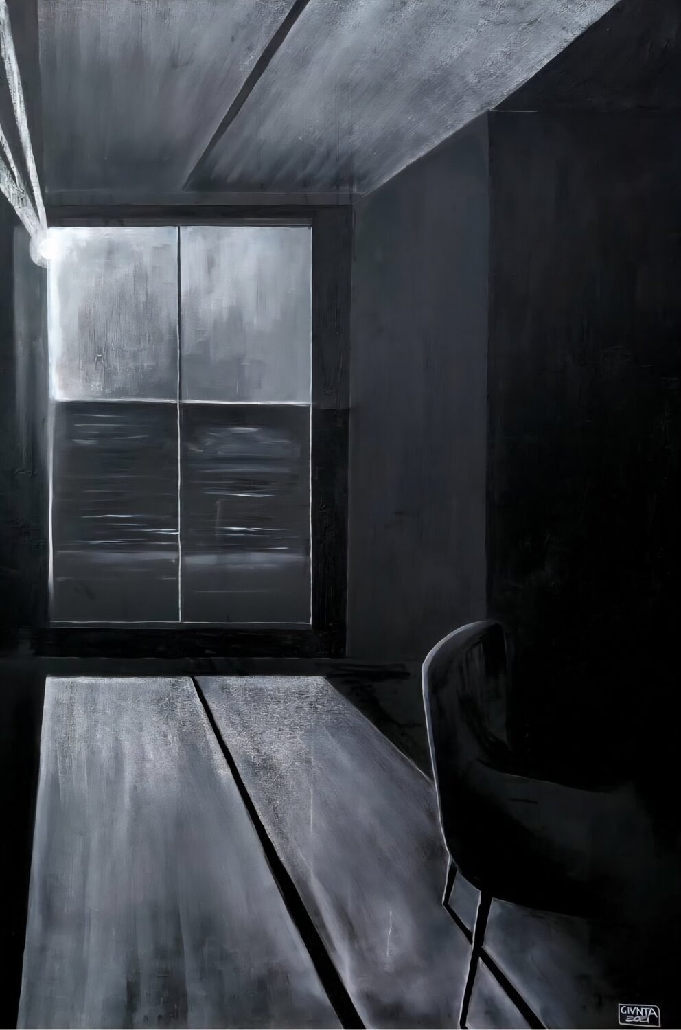 Low sun Giovanni Giunta Original painting for sale