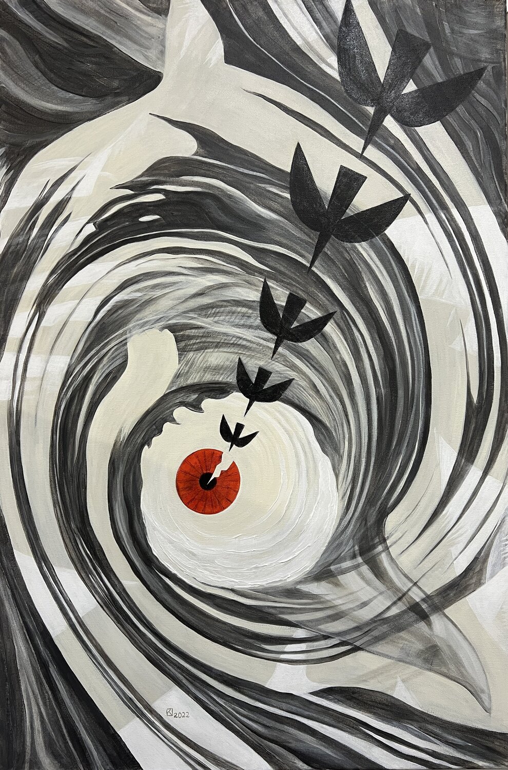 Injury Katya Kyne Original painting for sale