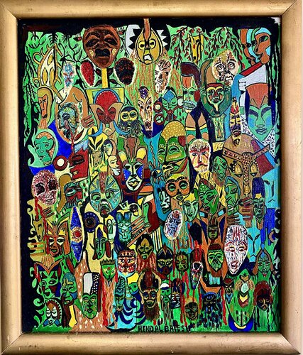 The empty half by Hend Al-Batesh, Painting for Sale on Select