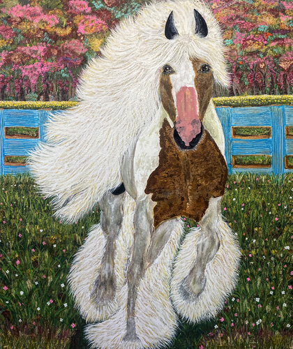 The power of beauty by Hend Al-Batesh, Painting for Sale on Select