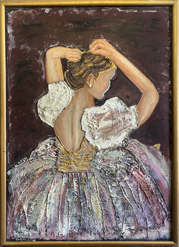 The ballerina by Hend Al-Batesh, Painting for Sale on Select