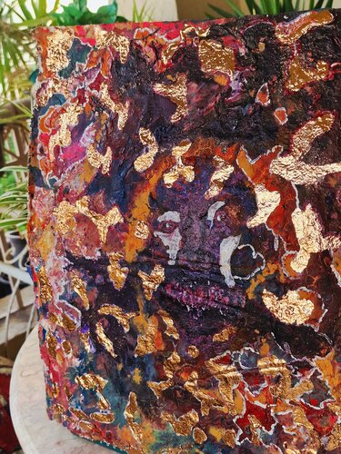 Afro exotic 2 by Hend Al-Batesh, Painting for Sale on Select