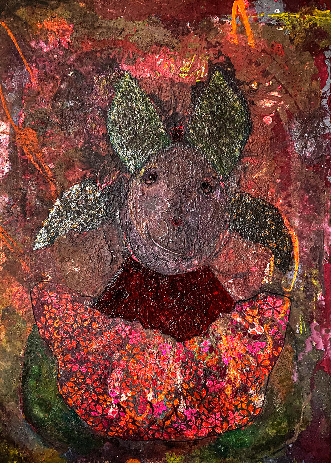 Innocence of destiny Hend Al-Batesh Original painting for sale