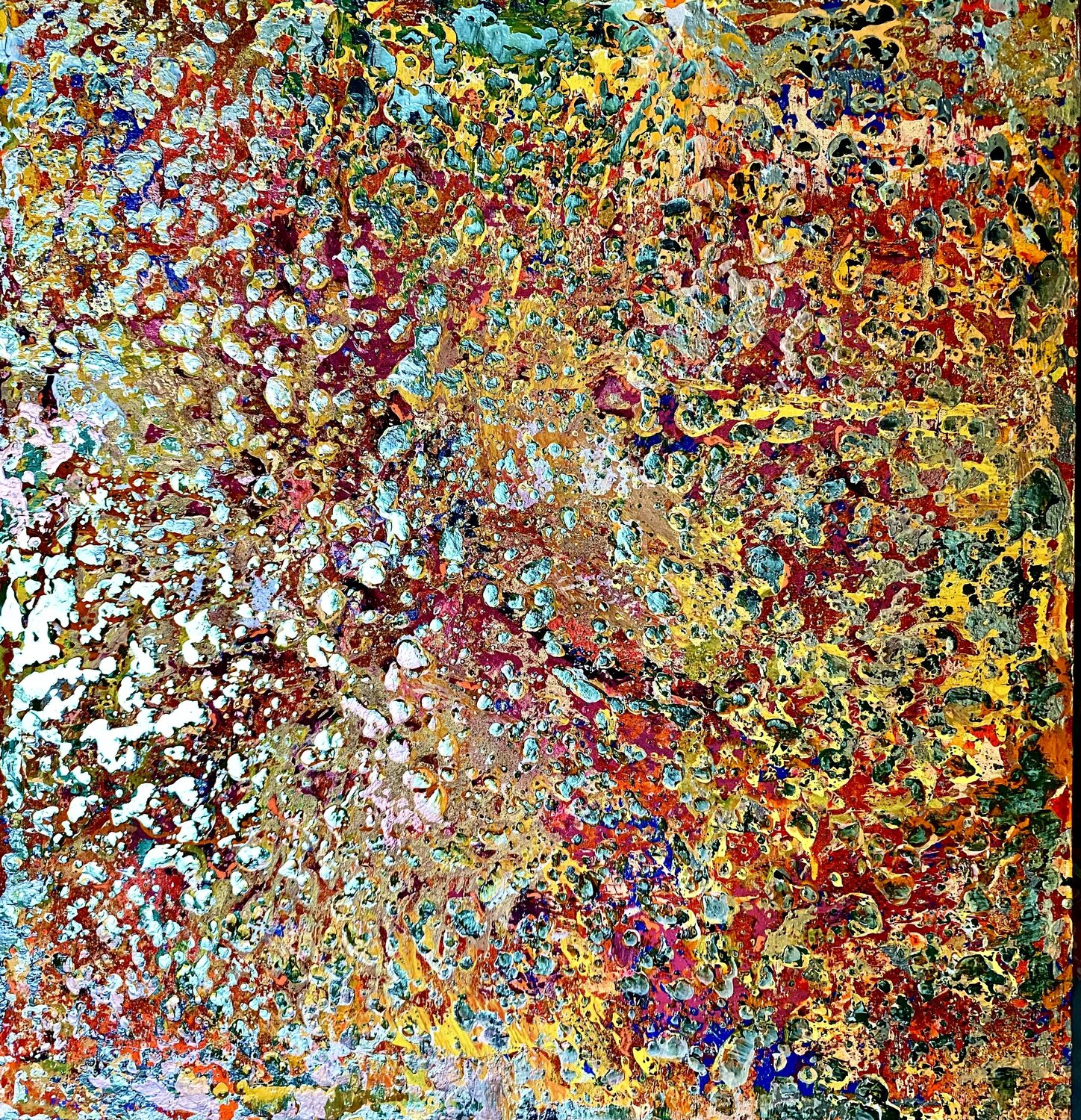 "Spectrums of a Beautiful Day." Hend Al-Batesh Original painting for sale