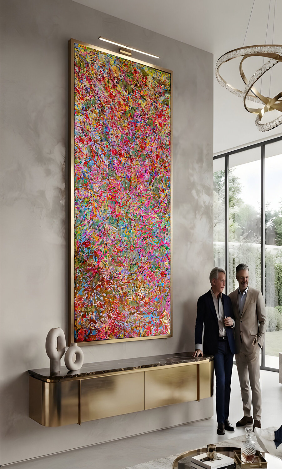 Love tree Hend Al-Batesh Original painting for sale