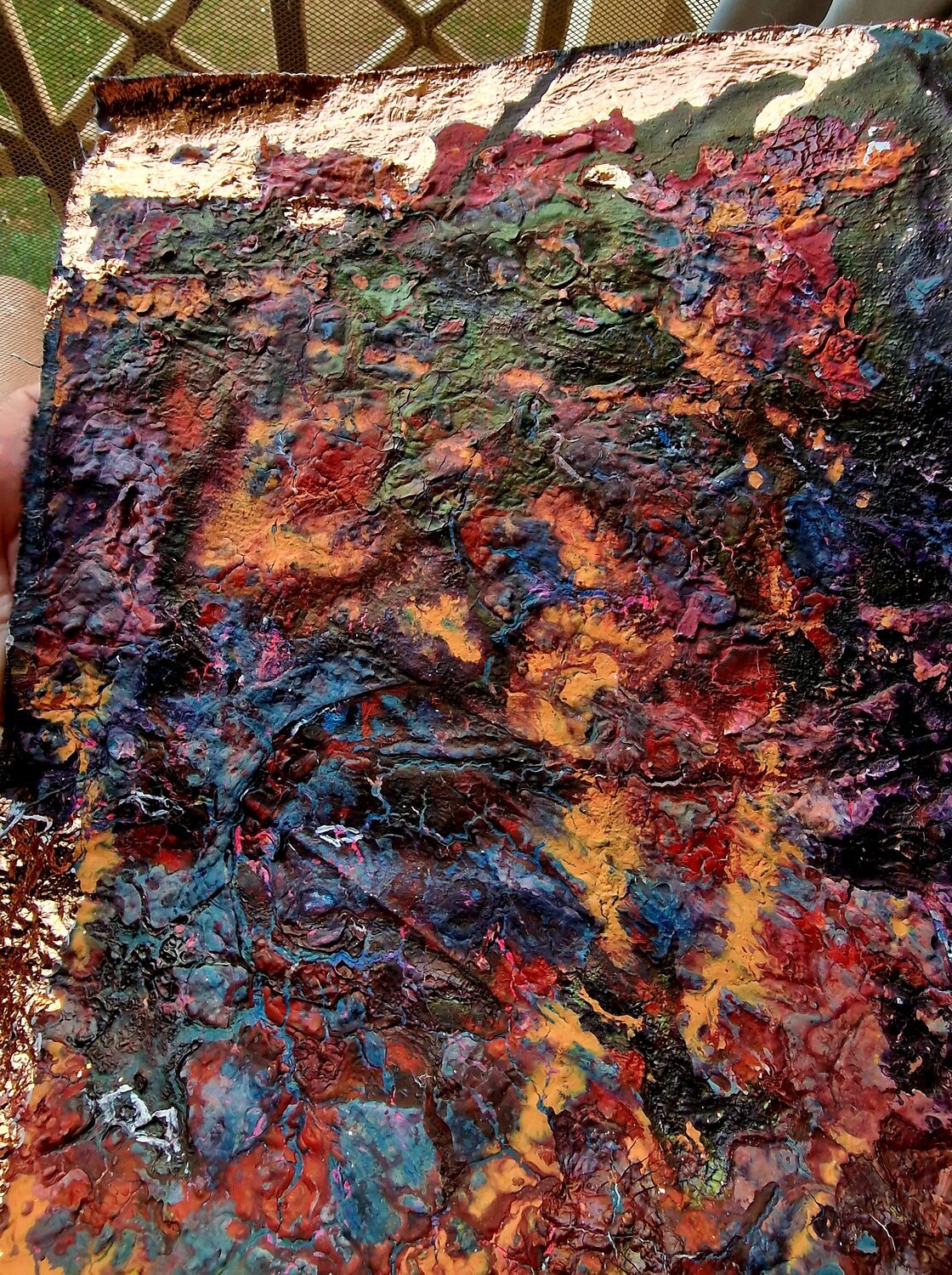 Afro exotic Hend Al-Batesh Original painting for sale