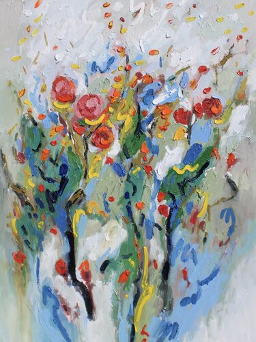 Vibrant Vortex by Athaangart Studio, Painting for Sale on Select