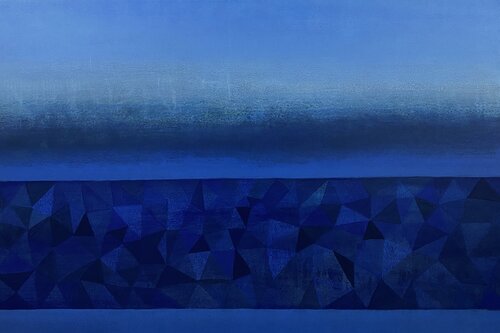 Abstract-258, Mysteries of the ocean by Athaangart Studio, Painting for Sale on Select