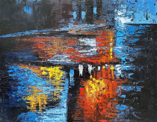 Reflection by Athaangart Studio, Painting for Sale on Select