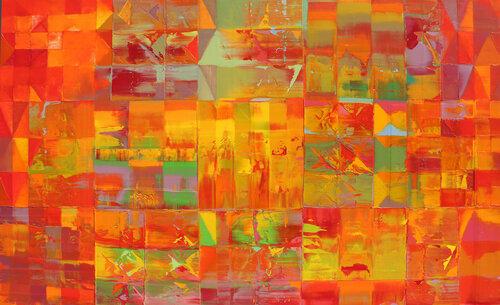 Luminous Energy Fields by Athaangart Studio, Painting for Sale on Select