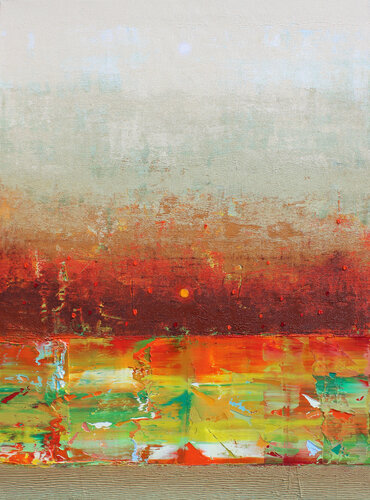 Beautiful evening by Athaangart Studio, Painting for Sale on Select