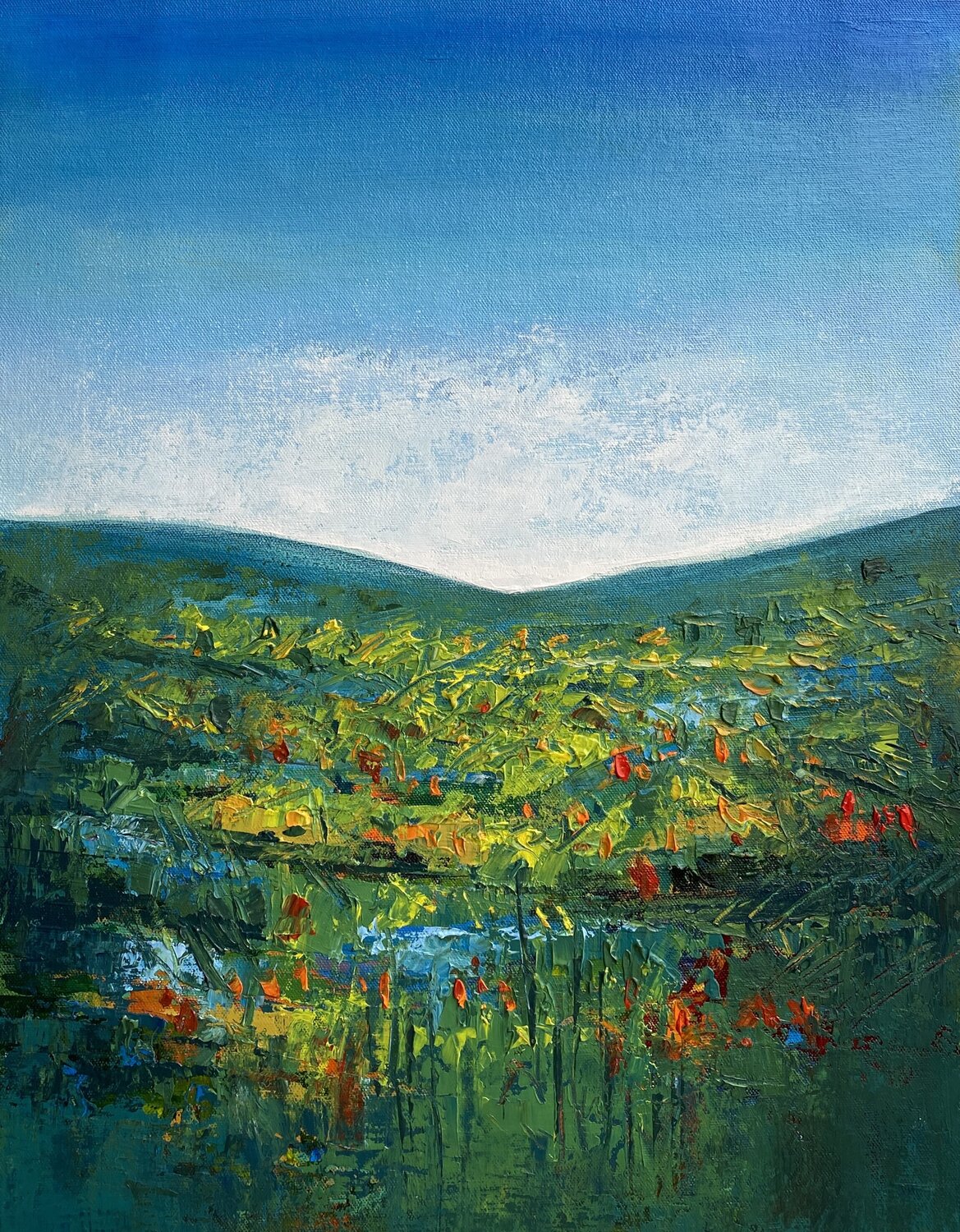Morning silent Athaangart Studio Original painting for sale