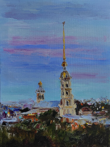 Peter and Paul Fortress. Saint Petersburg von Olga Ponomarenko, Malerei kaufen auf Select