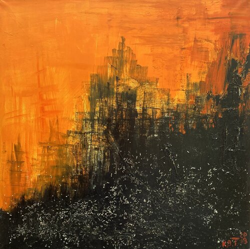 Metropolis Alias Moloch by Kasia Turajczyk, Painting for Sale on Select