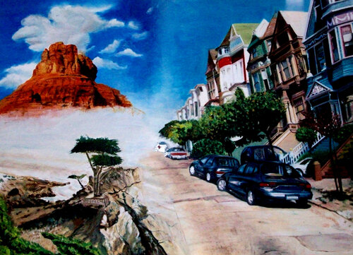 California Dream by Kasia Turajczyk, Painting for Sale on Select