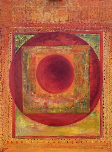 The Whisper of Ochre by Kasia Turajczyk, Painting for Sale on Select