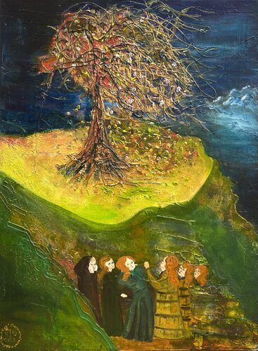 Luminosa Arbor Mistica by Kasia Turajczyk, Painting for Sale on Select