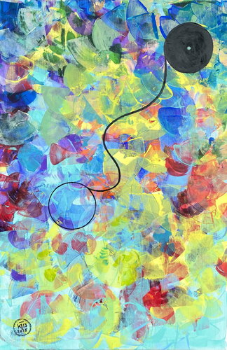 Dialogue In Duality IE Chromatic Duality by Kasia Turajczyk, Painting for Sale on Select