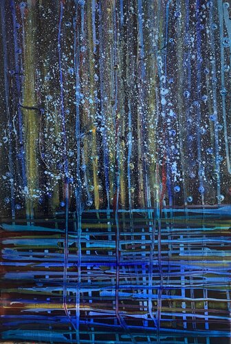 Nocturnal Sonata by Kasia Turajczyk, Painting for Sale on Select