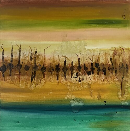 Organum: The First Colony by Kasia Turajczyk, Painting for Sale on Select