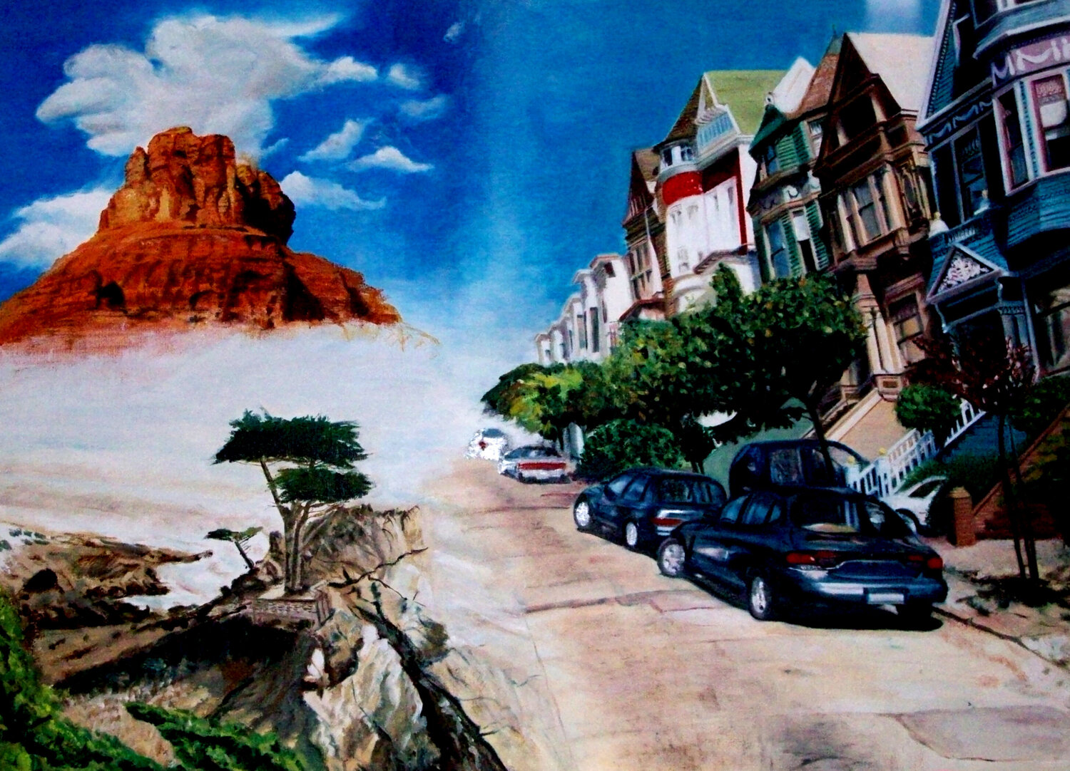 California Dream Kasia Turajczyk Original painting for sale