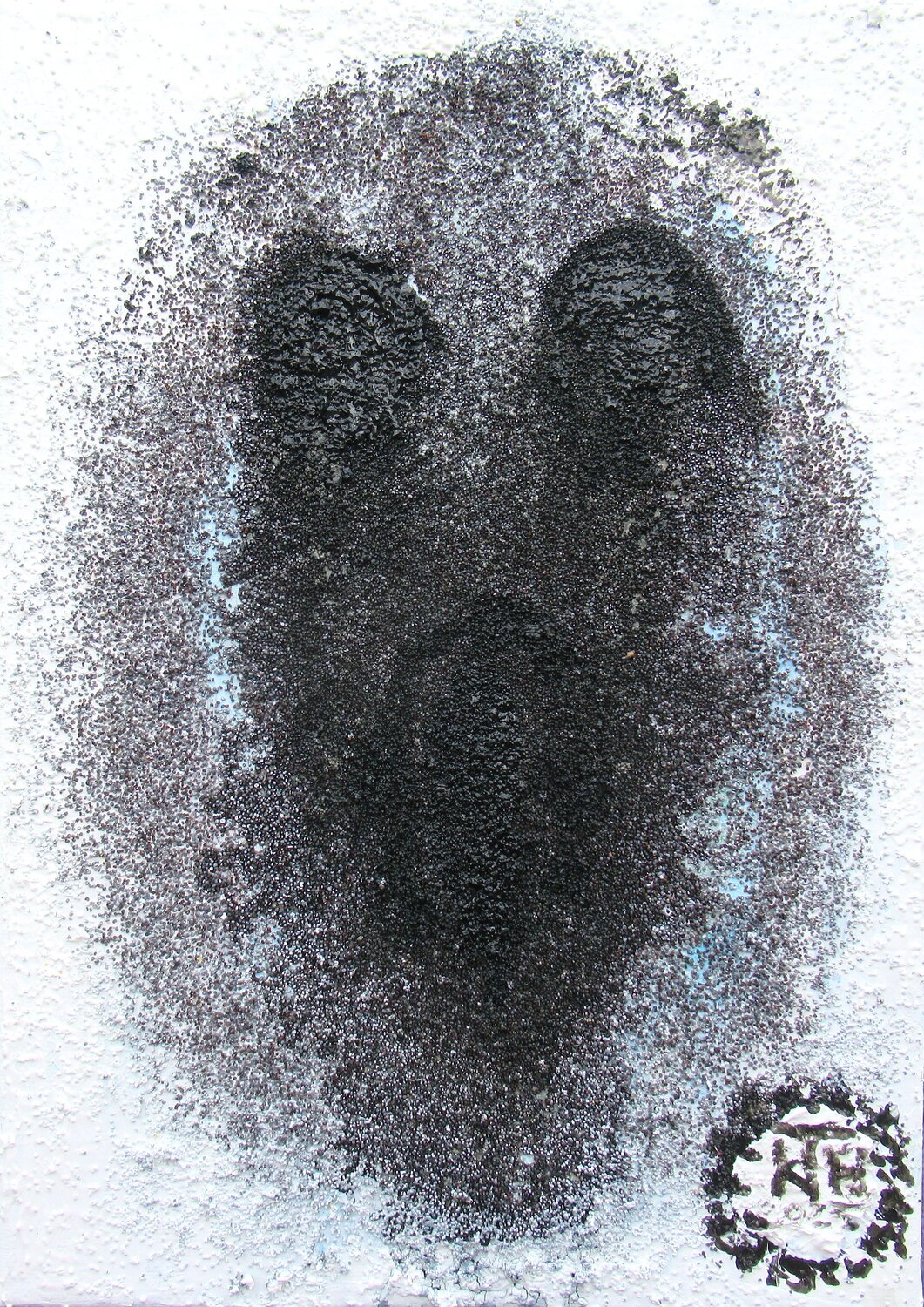 The Scream of the 'Other' - Unmasking the monster Kasia Turajczyk Original painting for sale
